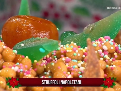 Struffoli Napoletani firmati Sal De Riso a E' sempre mezzogiorno Rai /foto /video