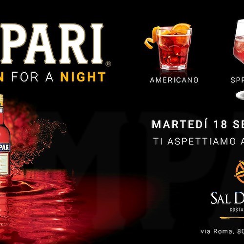 Be a Barman for a night: Sal De Riso e Campari per una serata all'insegna di musica e divertimento 