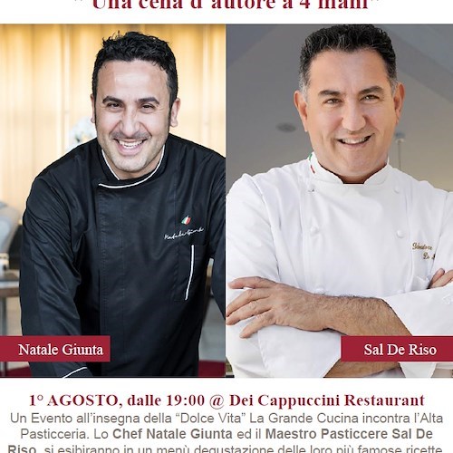 Cena d'Autore a 4 mani con lo chef Natale Giunta