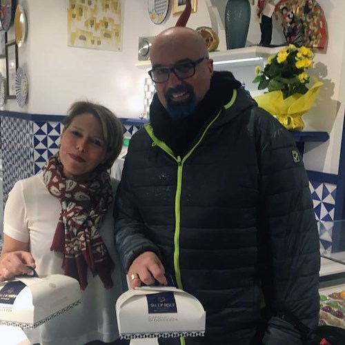 Giovanni Ciacci a Minori per una dolce pausa da Sal De Riso