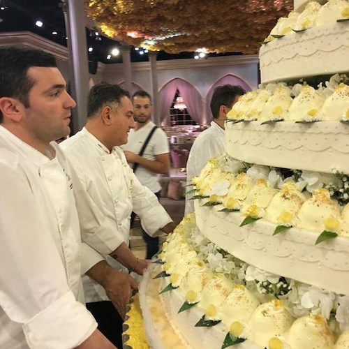 Torta nuziale da mille e una notte alla corte della famiglia Reale del Qatar